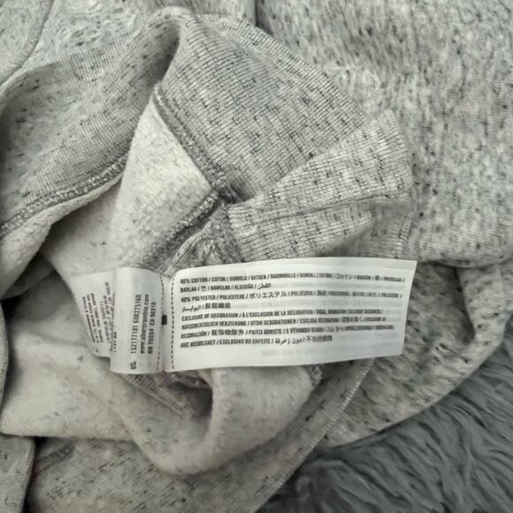 Abercrombie & Fitch Midriff Preppy Sweatshirt Gray Women’s Small - Picture 6 of 7